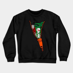 Zip Check - Halloween Edition Crewneck Sweatshirt